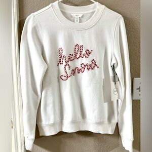 NWT Embroidered Winter Sweater